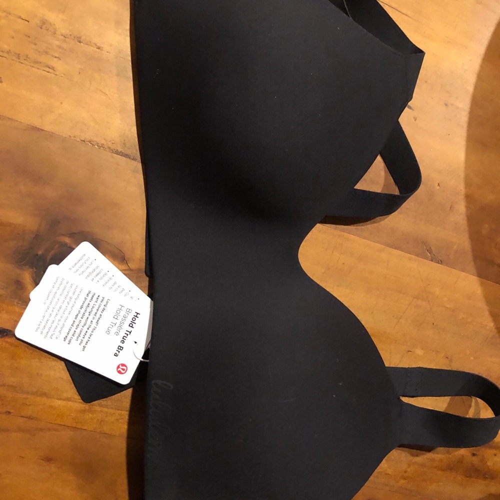 2  black lululemon bras 34A Hold True &Take Shape